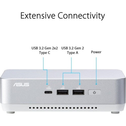 Комп'ютер ASUS NUC 14 Pro+ RNUC14RVSU700002I Kit(L6) / Ultra 7 155H, M.2 22x80 NVMe; 22x42 NVMe (90AR0051-M000A0)