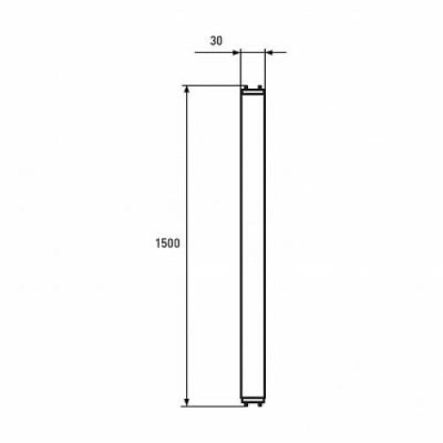 Лампочка Eurolamp G13 (LED-T8-24W/4000(скло))
