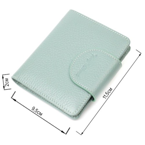 Гаманець Tony Bellucci З натуральної шкіри Сіро-зелений (21986)