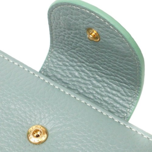 Гаманець Tony Bellucci З натуральної шкіри Сіро-зелений (21986)