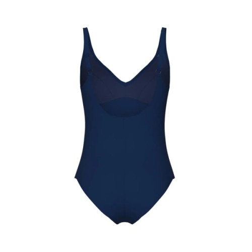 Купальник Arena Swimsuit Victoria U Back Solid 008868-700 темно-синій 44 (3468337533535)