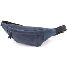 Сумка Shvigel З натуральної шкіри Синя (23123)