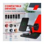 Зарядний пристрій Canyon wireless charger WS-404 15W 4in1 Black (CNS-WCS404)