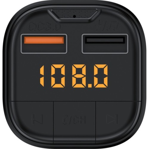 FM модулятор Armorstandart ASF1 18W QC3.0 2xUSB black (ARM82826)