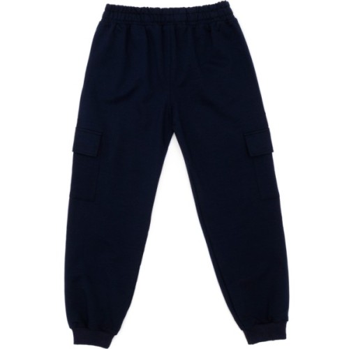 Штани дитячі Joi спортивні на манжетах (921-158G-blue)