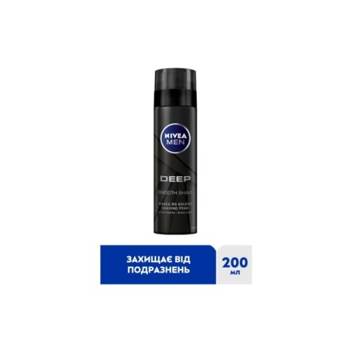 Піна для гоління Nivea Men Deep 200 мл (4005900497574/5900017061894)
