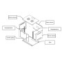 Шафа настінна Hypernet 12U 19" 542x400 розбірна Security Box (SB-40-12U-FLAT)