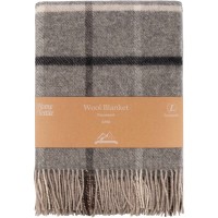 Плед Ardesto Leonardo Alpina 100% вовна, сірий 140x200 см (ART0703LM)