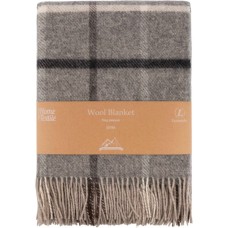 Плед Ardesto Leonardo Alpina 100% вовна, сірий 140x200 см (ART0703LM)