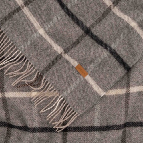 Плед Ardesto Leonardo Alpina 100% вовна, сірий 140x200 см (ART0703LM)