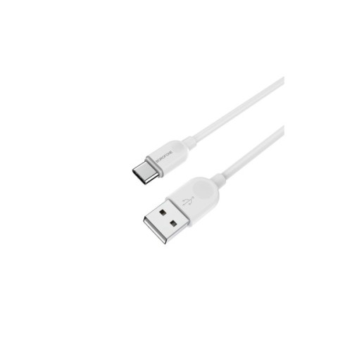 Дата кабель USB 2.0 AM to USB-C 2.0m 2.4A white BOROFONE (6957531090021)