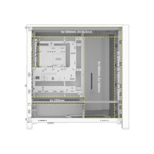 Корпус для ПК Corsair FRAME 4000D RS ARGB White (CC-9011297-WW)