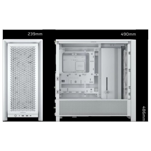 Корпус для ПК Corsair FRAME 4000D RS ARGB White (CC-9011297-WW)
