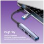 Концентратор ColorWay USB-A/USB-C 4-in-1 USB2.0х2/USB3.0/USB-C2.0 (CW-HUB06)