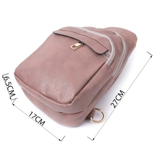 Сумка Vintage З отвором для навушників з екошкіри Коричнева (22786)