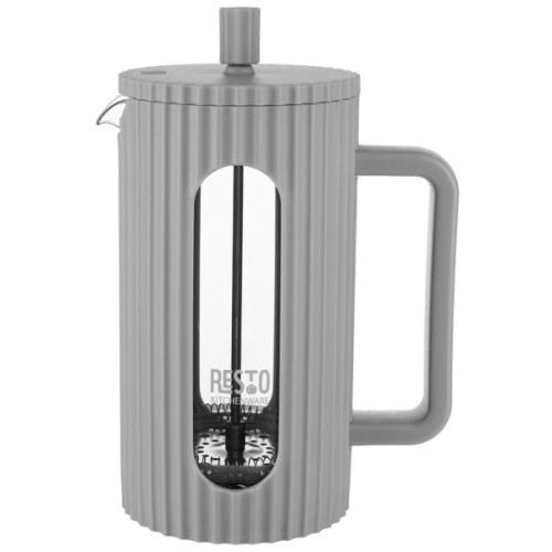 Френч-прес Resto Keid бамбук 1000 мл сірий (90533)