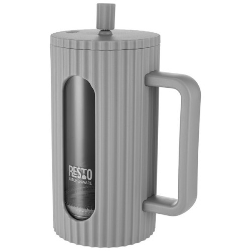 Френч-прес Resto Keid бамбук 1000 мл сірий (90533)