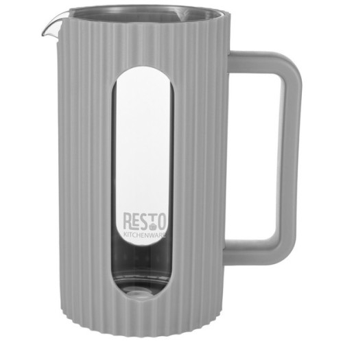 Френч-прес Resto Keid бамбук 1000 мл сірий (90533)