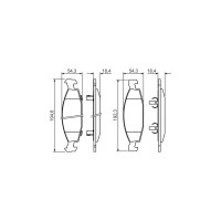 Гальмівні колодки Bosch 0 986 424 666