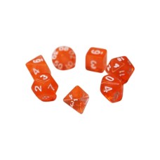 Набір кубиків для настільних ігор Games 7 Days Transparent 7 Dice Set - Orange (g7dtran03)