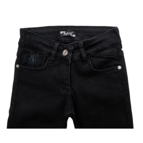 Джинси дитячі A-Yugi утеплені (7294-116G-black)