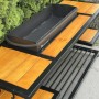Мангал Metalzavod Одін на 12 шампурів 4мм в стилі LOFT (ML12-4C2P)