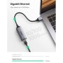 Перехідник USB 3.0 AM to RJ45 Ethernet 1000Mbps CM209 Ugreen (50922)