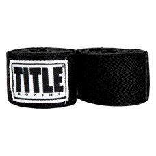 Бинт для спорту Title Boxing Traditional Weave 180" 4.5м Black (HW BK) Бинт для спорту Title Boxing Traditional Weave 180" 4.5м Black (HW BK)