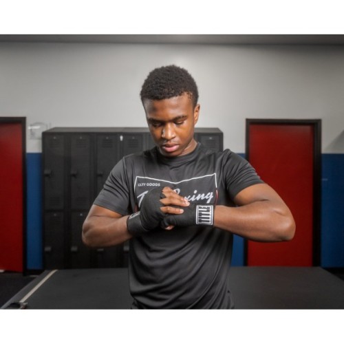 Бинт для спорту Title Boxing Traditional Weave 180" 4.5м Black (HW BK)