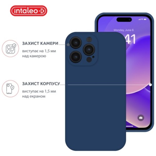 Чохол до мобільного телефона Intaleo SoftShell Apple iPhone 14 Pro Blue (1283126557774)