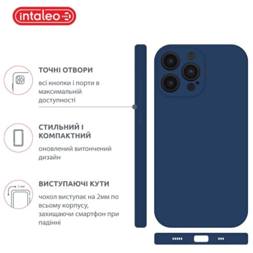 Чохол до мобільного телефона Intaleo SoftShell Apple iPhone 14 Pro Blue (1283126557774)