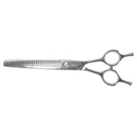 Ножиці для грумінгу Tauro Pro Line Вигнуті філірувальні 18 см (7 дюймів) 56 зубців (TPL46869)