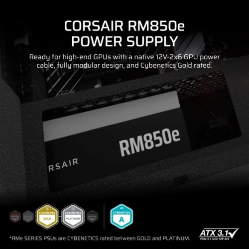 Блок живлення Corsair 850W RM850e (CP-9020296-EU)