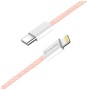 Дата кабель USB-C to Lightning 1.0m 27W pink ColorWay (CW-CBPDCL061-P)
