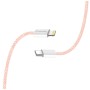 Дата кабель USB-C to Lightning 1.0m 27W pink ColorWay (CW-CBPDCL061-P)