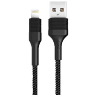 Дата кабель USB 2.0 AM to Micro 5P 1.0m 2.1A black XO (NB51-M-1-BK)