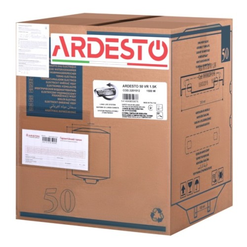 Бойлер Ardesto NEU NTS 50 V 1.5K EU2 (4015008)