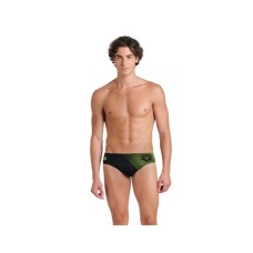 Плавки Arena Foggy Dots Swim Briefs 008482-506 чорний, жовтий 80 (3468337530947)