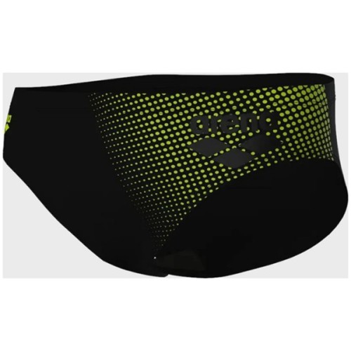 Плавки Arena Foggy Dots Swim Briefs 008482-506 чорний, жовтий 80 (3468337530947)