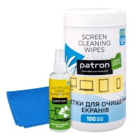 Універсальний чистячий набір Patron Screen spray 100ml F3-008 +wipesF3-059+microfi (CS-PN-BUNDL-15)