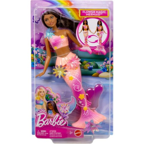 Лялька Barbie Fantastic fashion Квіткова магія Брюнетка (JDM73)