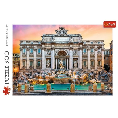 Пазл Trefl Фонтанна ді Треві, Рим 500 елементів (5900511372922)