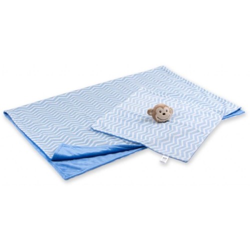 Ковдра дитяча Luvable Friends в комплекті з серветкою для хлопчиків (50446.BP.M)