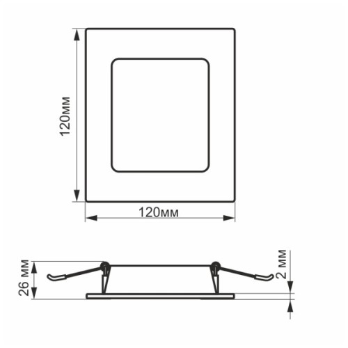 Світильник Videx LED 6W 5000K 220V (VL-DLBS-065)