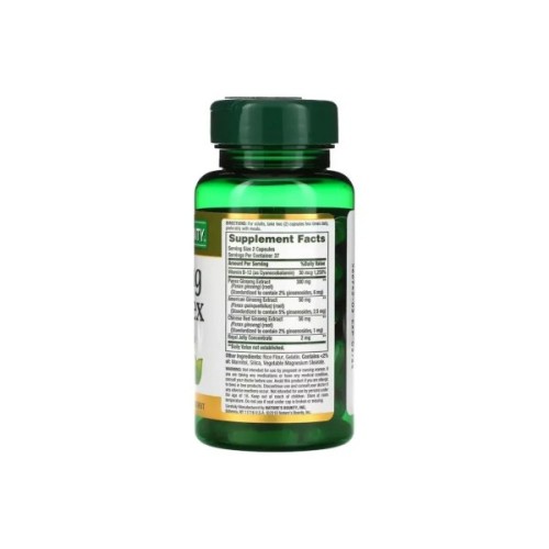 Трави Nature's Bounty Комплекс женьшеню, Ginseng Complex, 75 капсул (NRT11932)