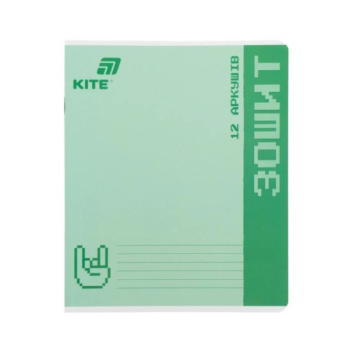 Зошит Kite One Color, 12 аркушів, клітинка (K26-232)