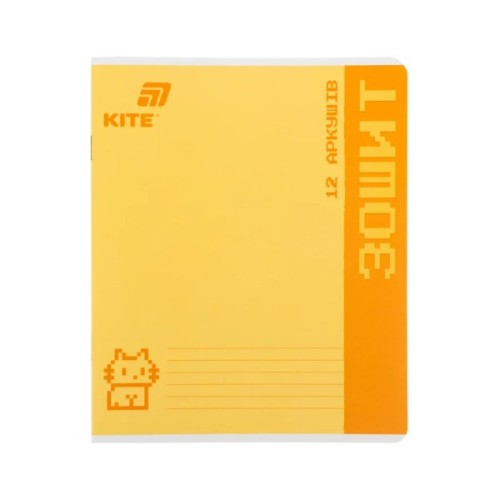 Зошит Kite One Color, 12 аркушів, клітинка (K26-232)