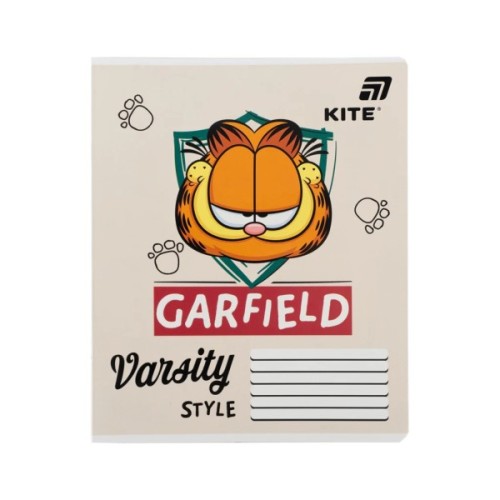 Зошит Kite Garfield, 18 аркушів, клітинка (GF26-236)