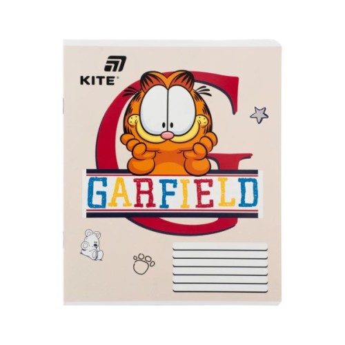 Зошит Kite Garfield, 18 аркушів, клітинка (GF26-236)