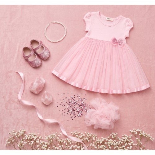 Плаття дитяче Breeze святкове (21808-104G-pink)
